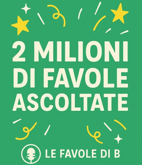 2 MILIONI di ascolti – GRAZIE di&nbsp;cuore
